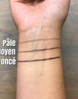 Image des échantillons de couleur des Crèmes a sourcils hydrofuge ARTIST