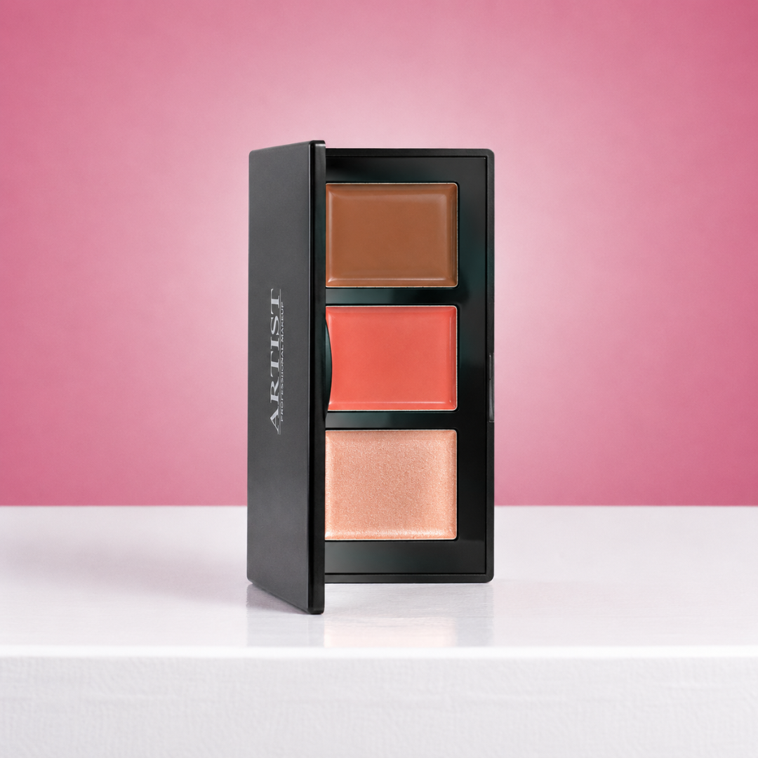 image de la palette trio en crème