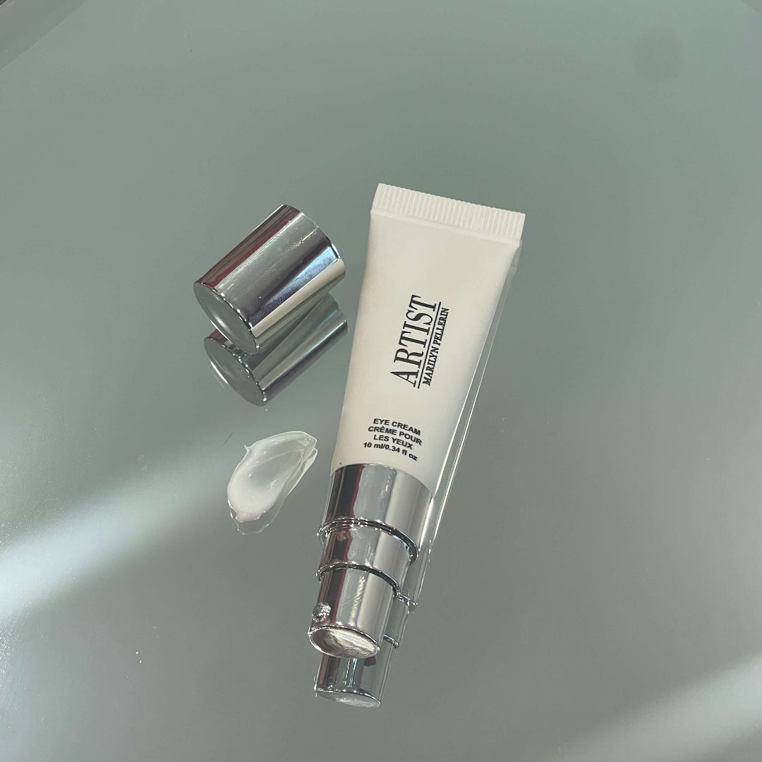 Image de la Crème pour les yeux ARTIST et sa texture 