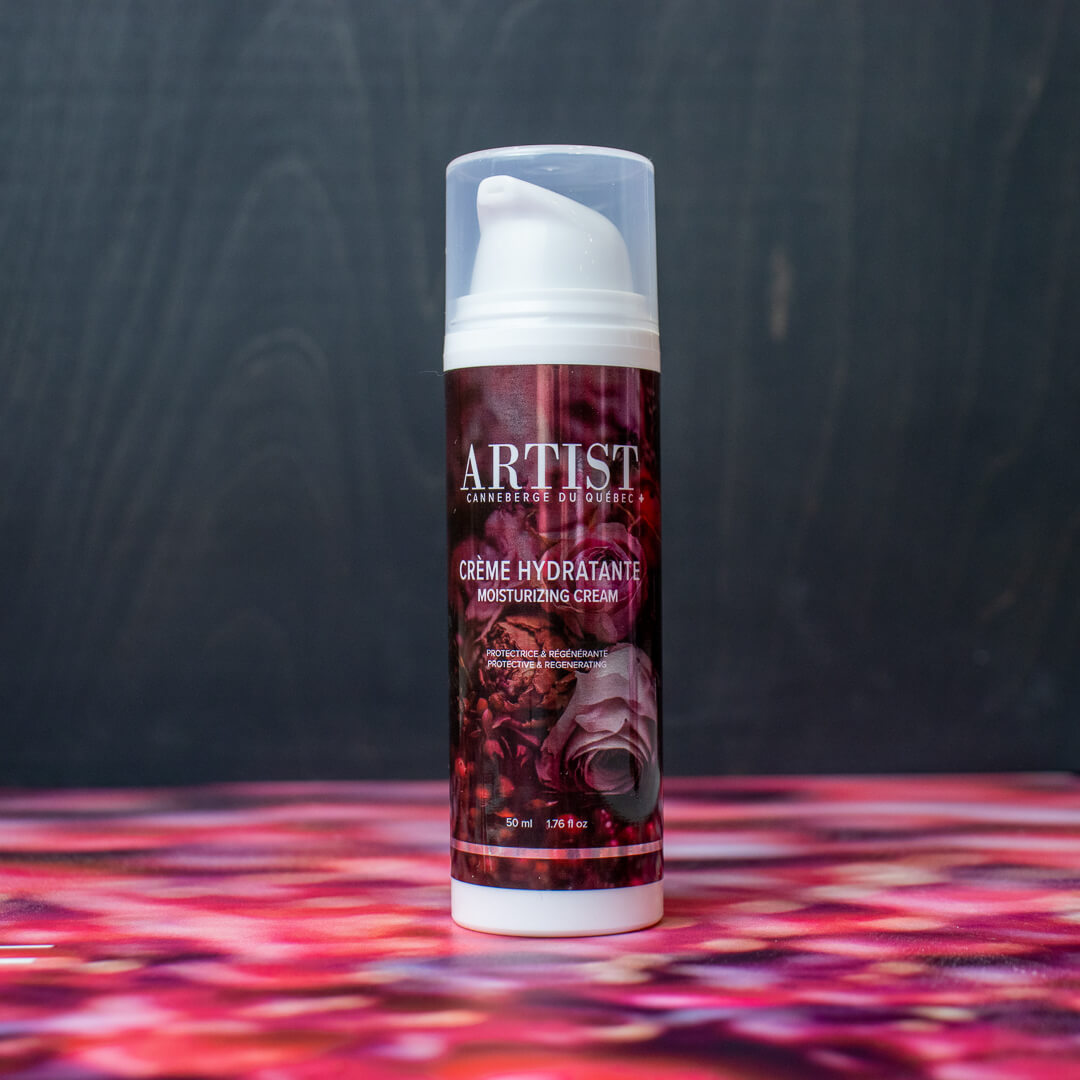 Image de la Crème hydratante à la canneberge du Québec ARTIST 50ml