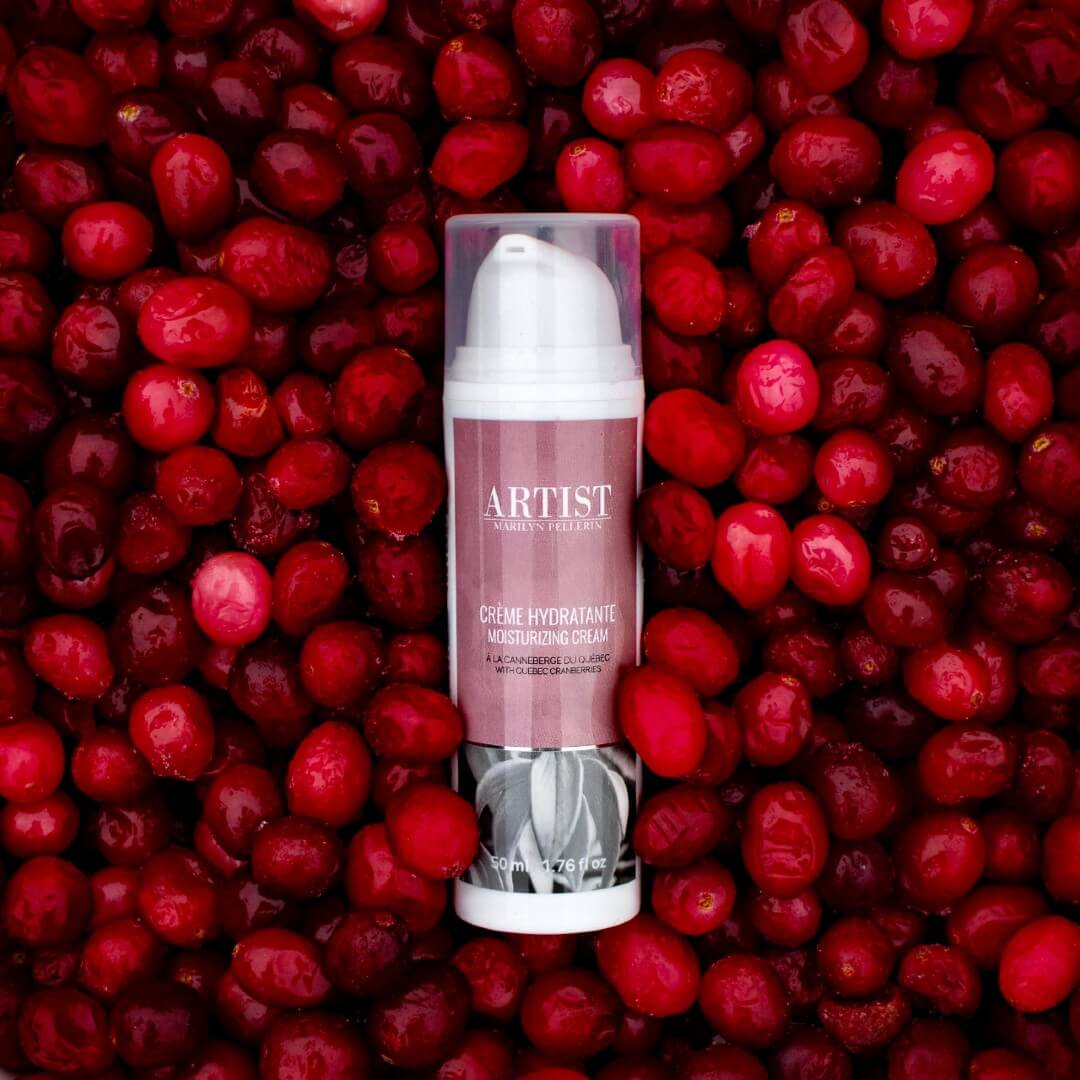Image de la crème hydratante à la canneberge du Québec ARTIST