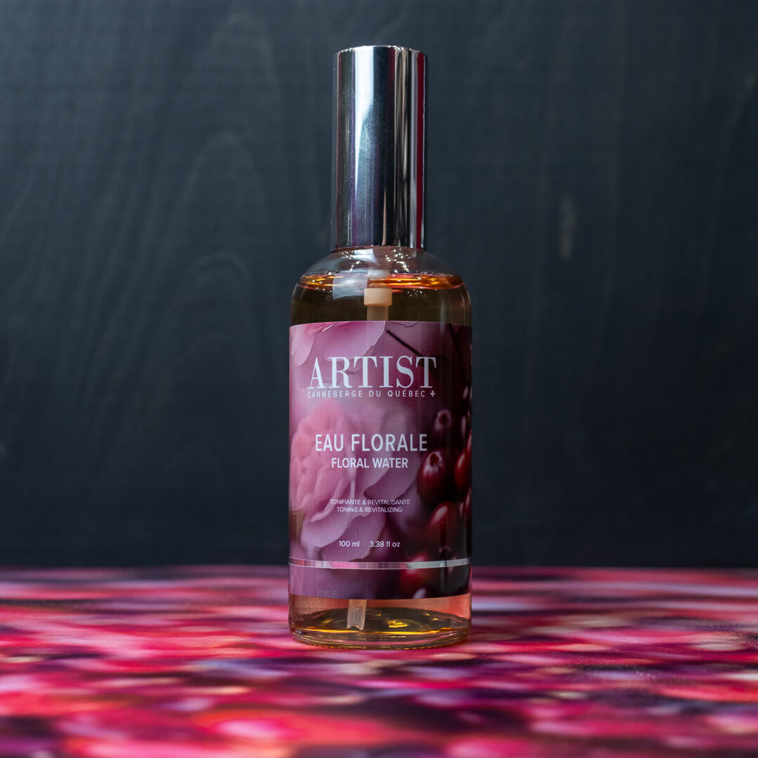 Image de l'Eau florale à la canneberge du Québec ARTIST 100ml