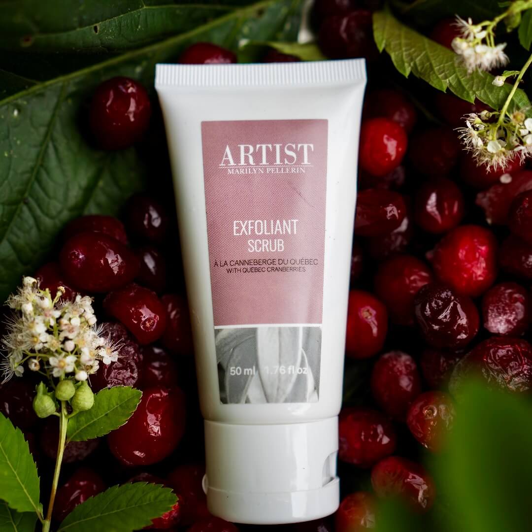 Exfoliant à la canneberge du Québec ARTIST