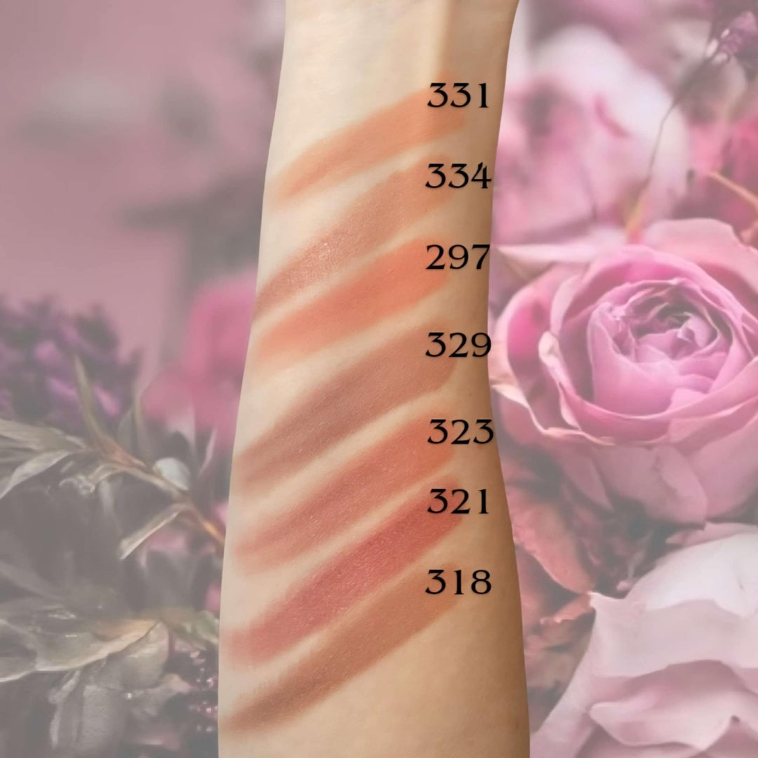 echantillon de couleurs des fards a joues en poudre Bronze ARTIST