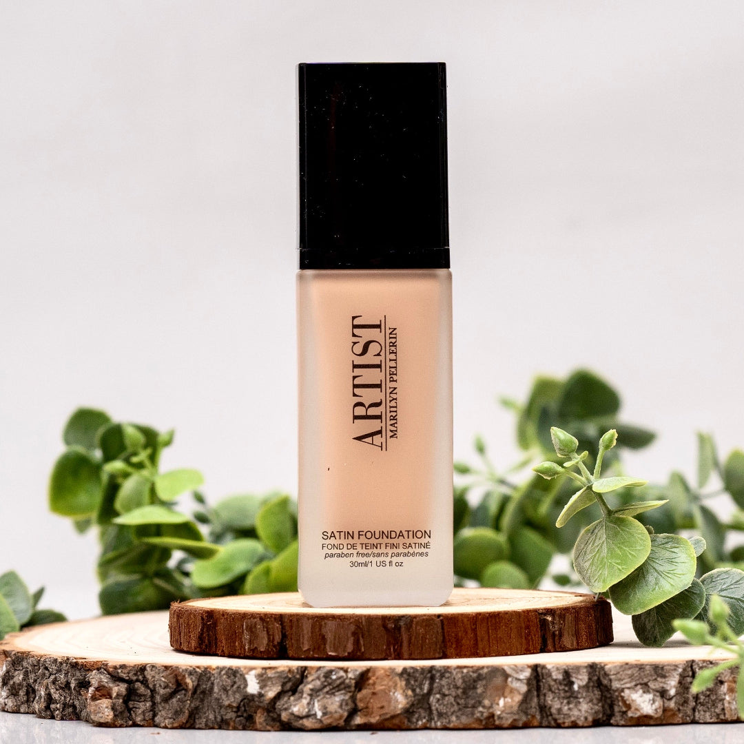 Image du fond de teint satin