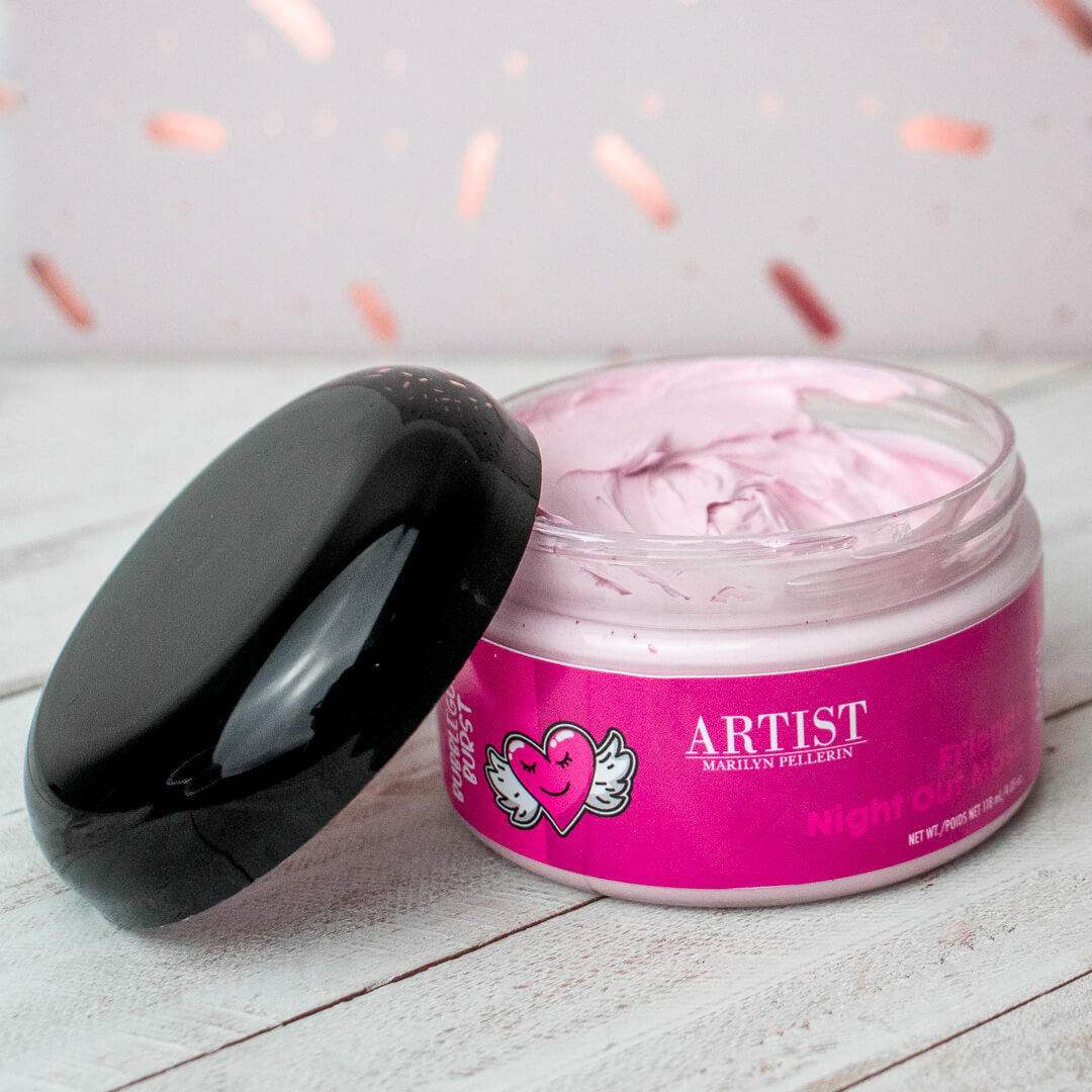 Image du masque d'argile rose à la gomme balloune ARTIST