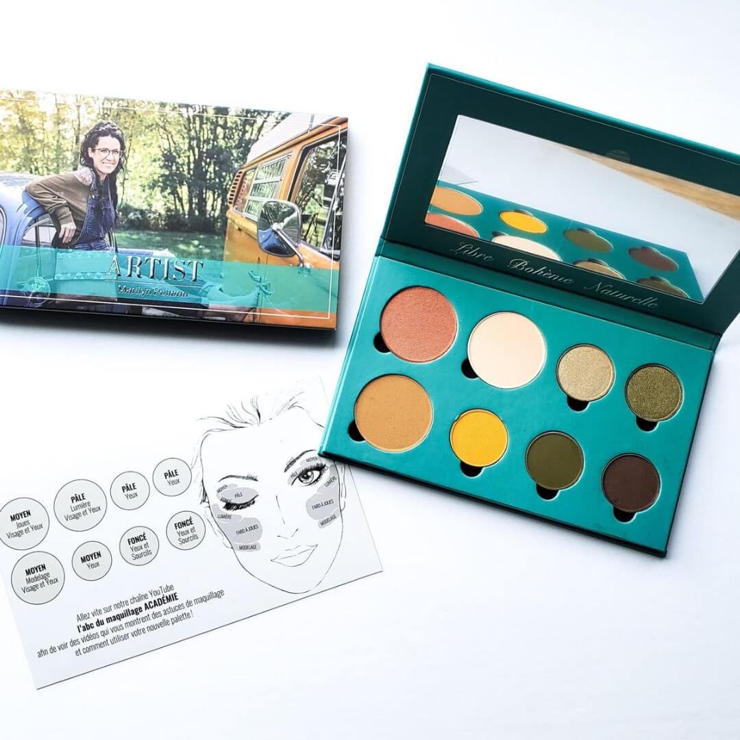 Image de l'intérieur et l'extérieur de la palette Kassiopeia ARTIST