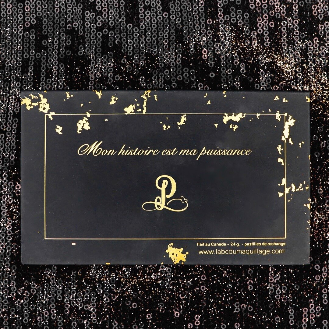 Image du dos de la palette Gold ARTIST