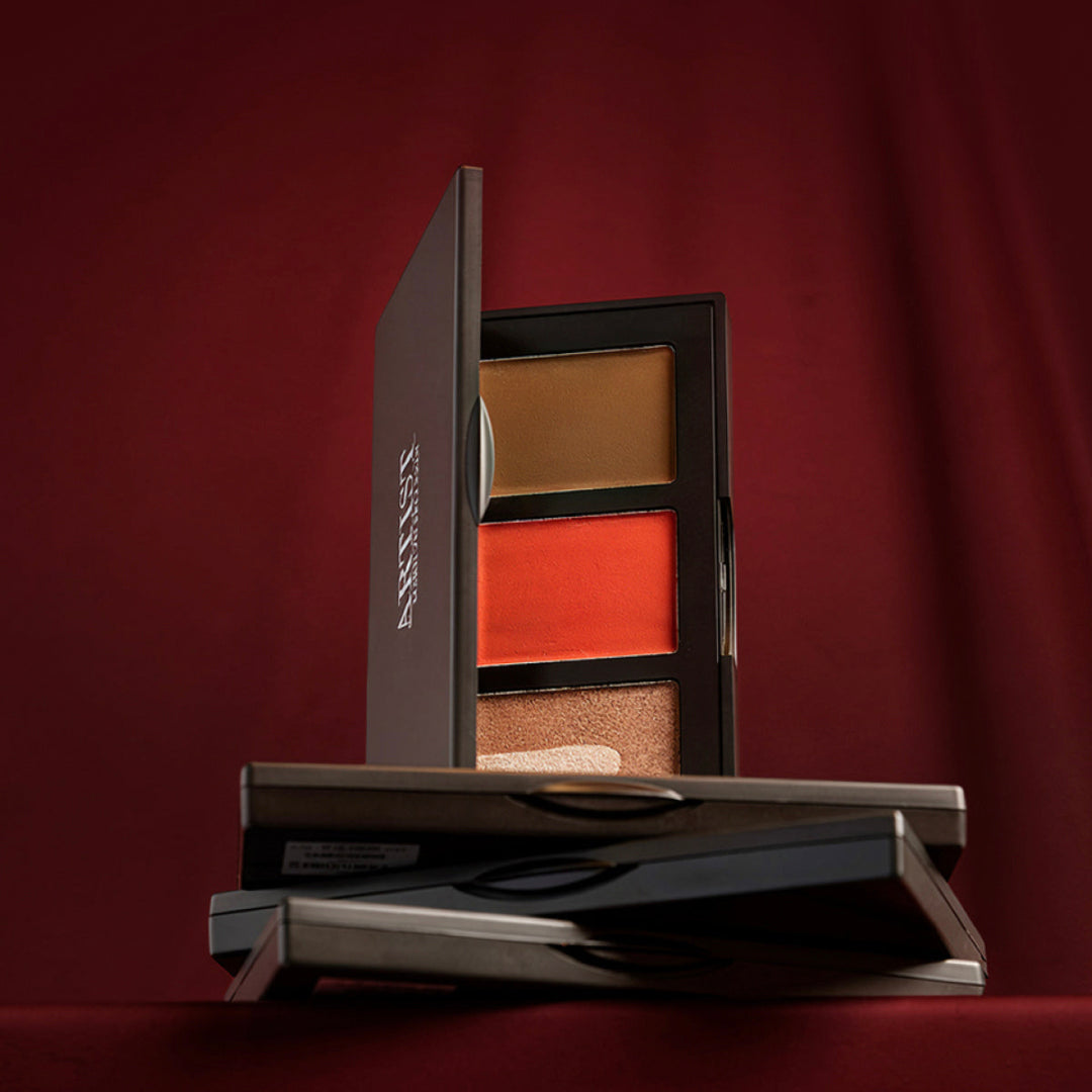 image du trio en crème dans son coffret