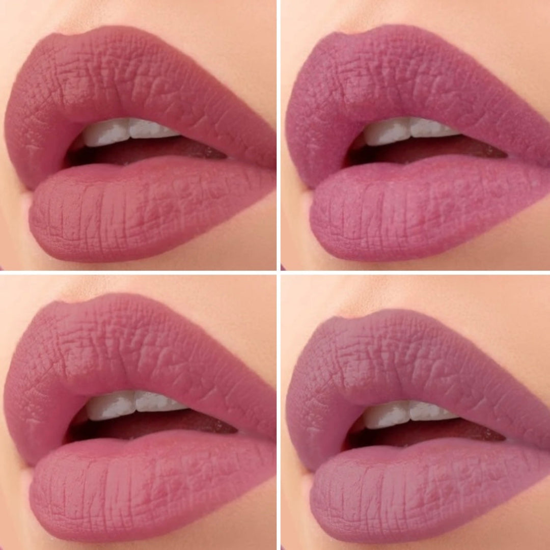 Imagde 4 rouges à lèvres rose froid