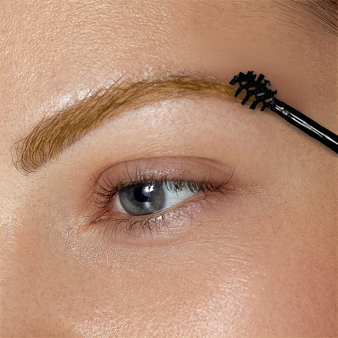 image du fixateur blond-roux sur un sourcil