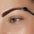 image du fixateur brun sur un sourcil