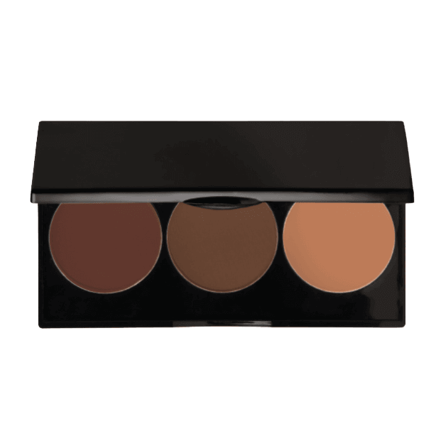 Photo de la palette de contouring en poudre ARTIST variante pour les peaux foncés.